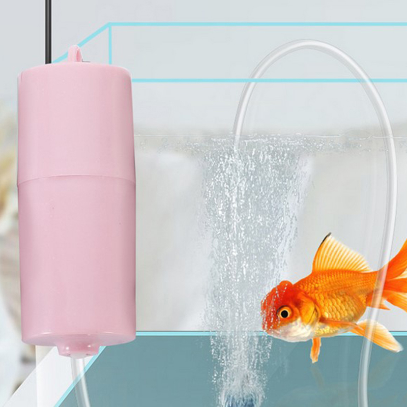Mini portatili USB Aquarium Fish Pompa dell'aria di ossigeno Mute Risparmio di risparmio di energia
