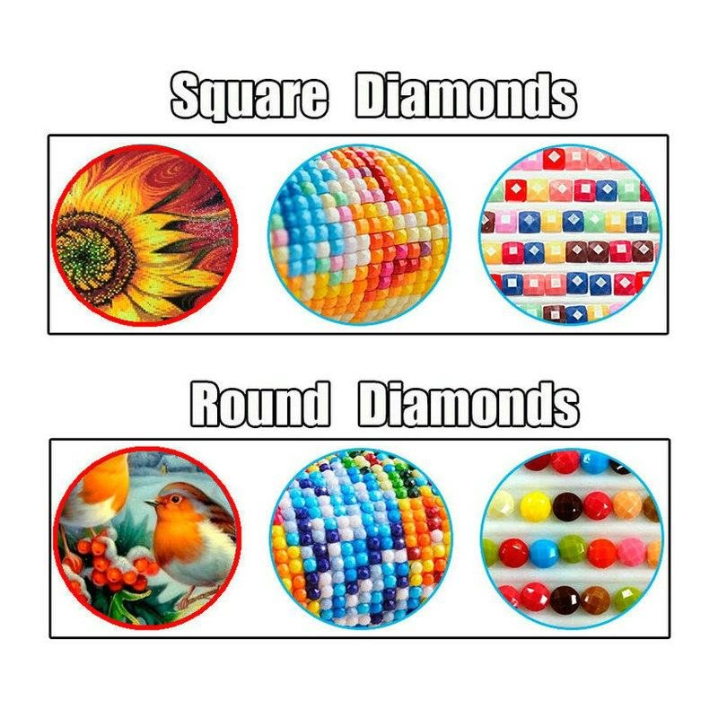 5D DIY Diamond Målning Square/Circular Brodery Mosaic Cross Stitch Stone Stitching Bild Vacker utsikt Heminredning BM311