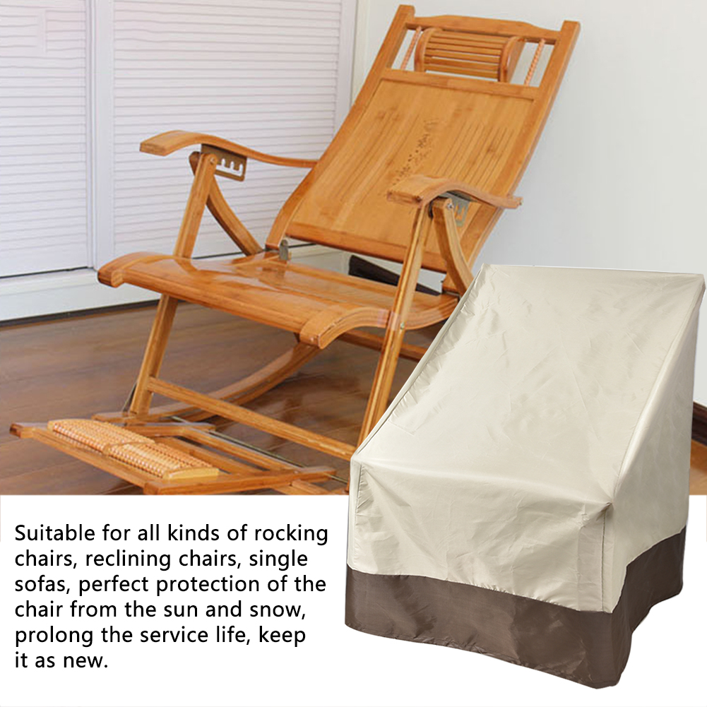 Couvercle de chaise de patio étanche pour chaise swing couverture de poussière protecteur