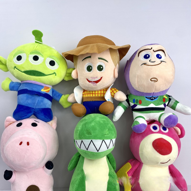공장 도매 가격 6 스타일 20cm 우디 플러시 장난감 어린이 선물을위한 인형 주변의 Lightyear Animation