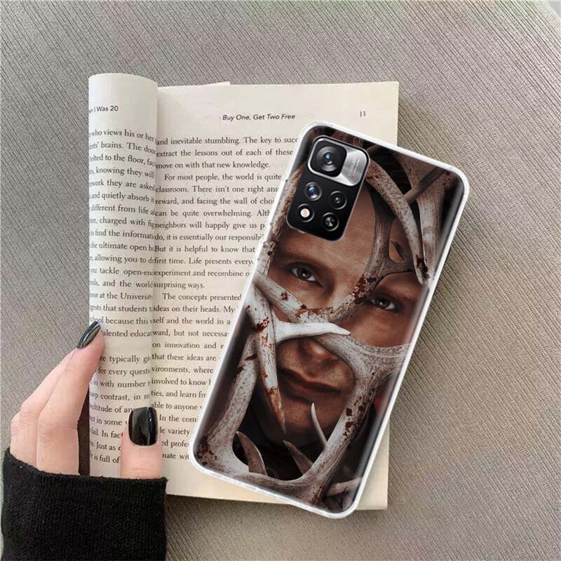 Hannibal Film Housing Housing Téléphone Case pour Xiaomi Poco X4 F4 GT X3 NFC X5 X6 Pro 5G M5 M5S M4 M3 F5 Mi Note 10 Lite F3 F2 F1 Cover Co