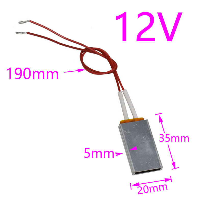 AC DC 12V 80 degree -220 degrees Thermostat PTC Aluminum Electric heater plate Heating plate Incubator heater