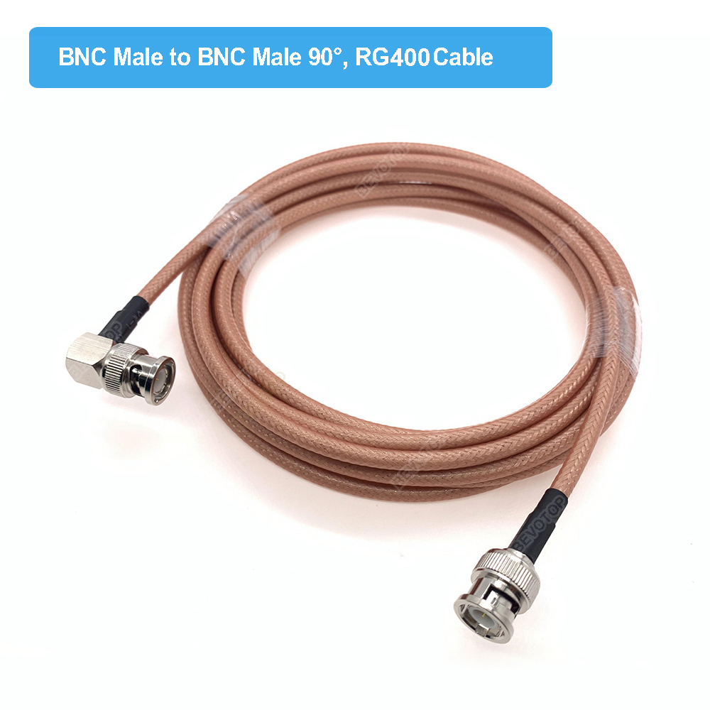 RG400 kabel dubbel afgeschermde BNC mannelijk tot BNC mannelijke plug hoge kwaliteit laag verlies 50-3 50 ohm RF coaxkabel jumper adapter Bevotop