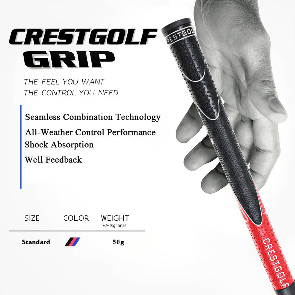 クレストゴルフパターグリップ13ゴルフクラブグリップPU標準スーパーライトアンチスキップ3色オプションゴルファー