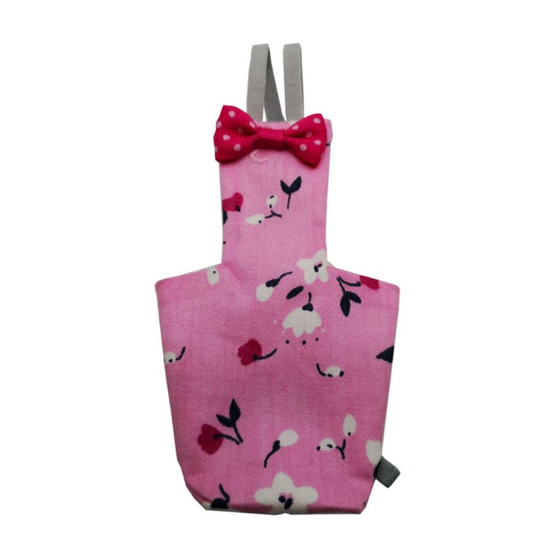 Parrot Diaper with Bowtie Cute Colorful Fruit Floral Cockatiel Pigeons Small Med 090C