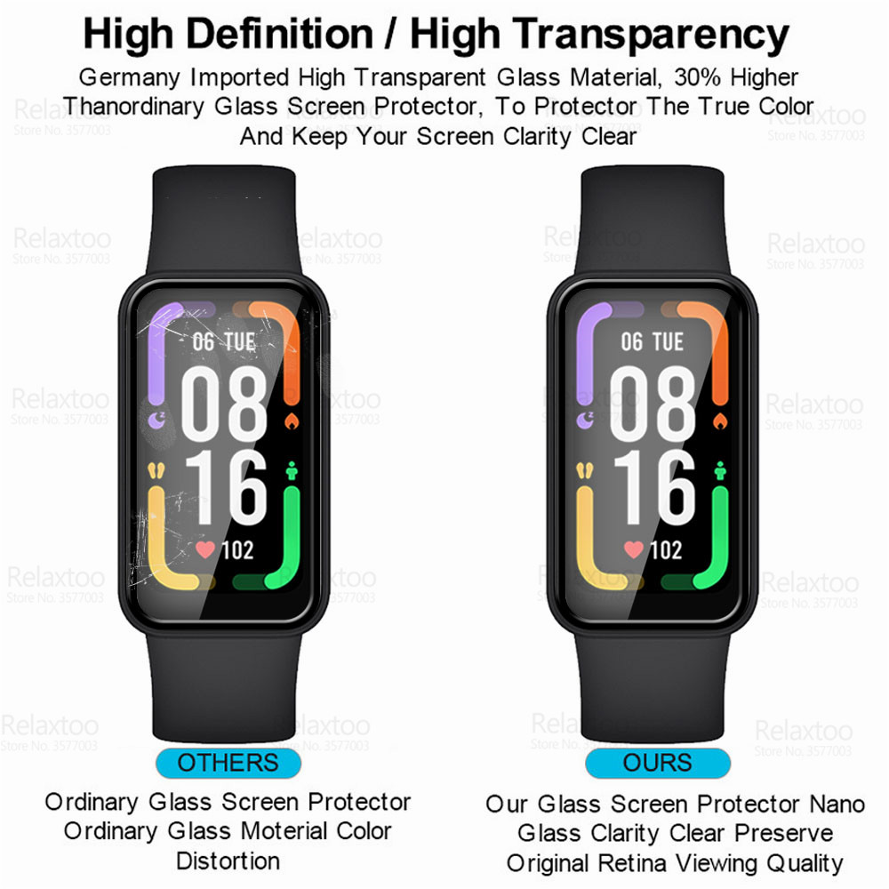 9d Curved Soft Protective Glass para Xiaomi Redmi Smart Band Pro Screen Protector Redmy Smartband BandPro Watch Acessórios