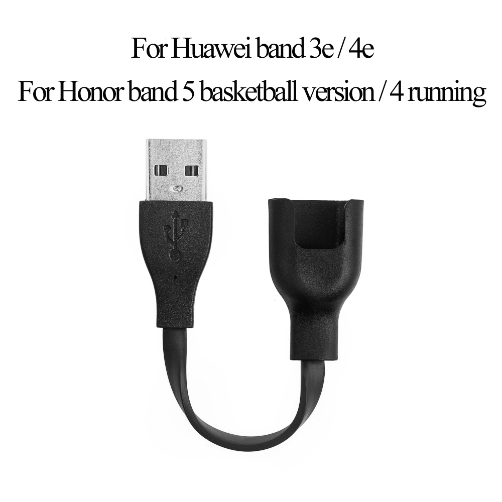 Carregador de substituição de relógio inteligente USB CABRE CABRE CABRE CABLE PARA Huawei Band 4 3 2 Pro 4e Honor Band 5 4 3 Running