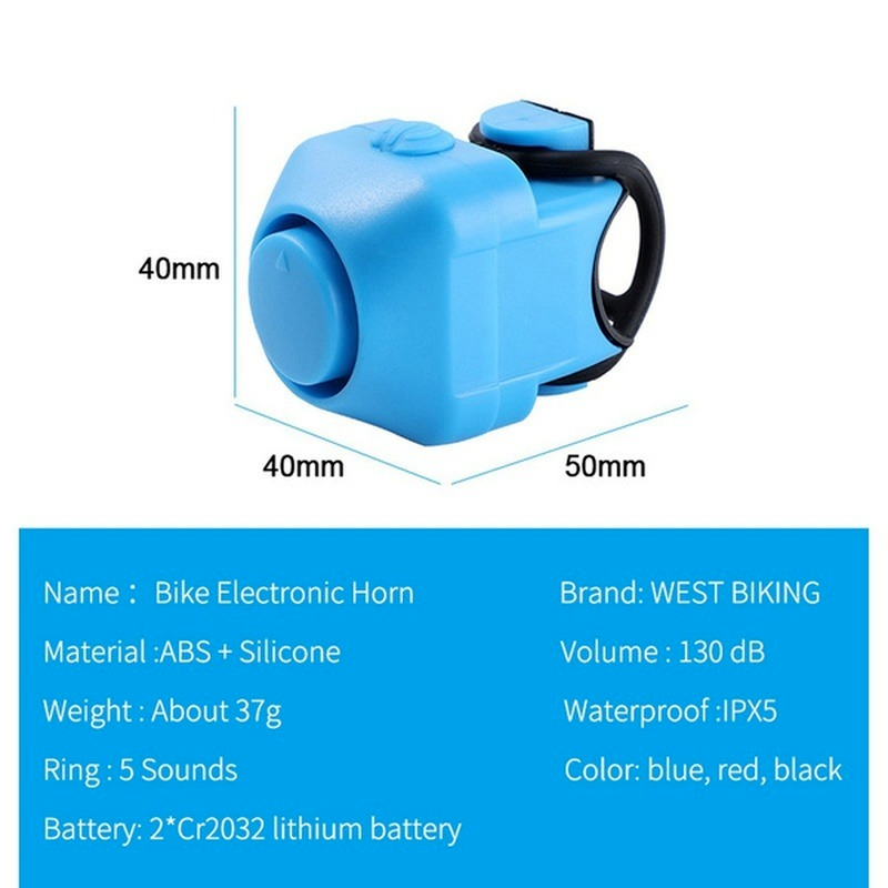 Nuovo stile Electric Cycling Bells Bicycle Bicycle Accessorio Elettrico Cicla di corno biciclette biciclette la bici da manubrio