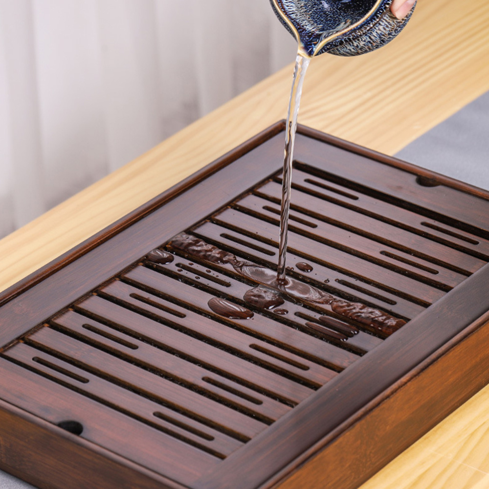 Tea Table Service Service Tray Bamboo Tea Accessories Accessories прямоугольный чай