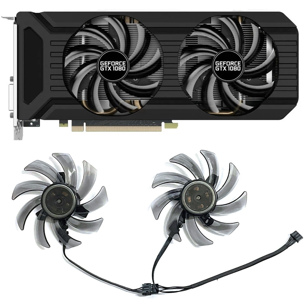 85mm FDC10H12S9-C GA91S2U 4PIN für Tongde Geforce GTX 1070 TI 1070 1060 1080 GTX1060 Dual Graphics Card Cooling Lüfter