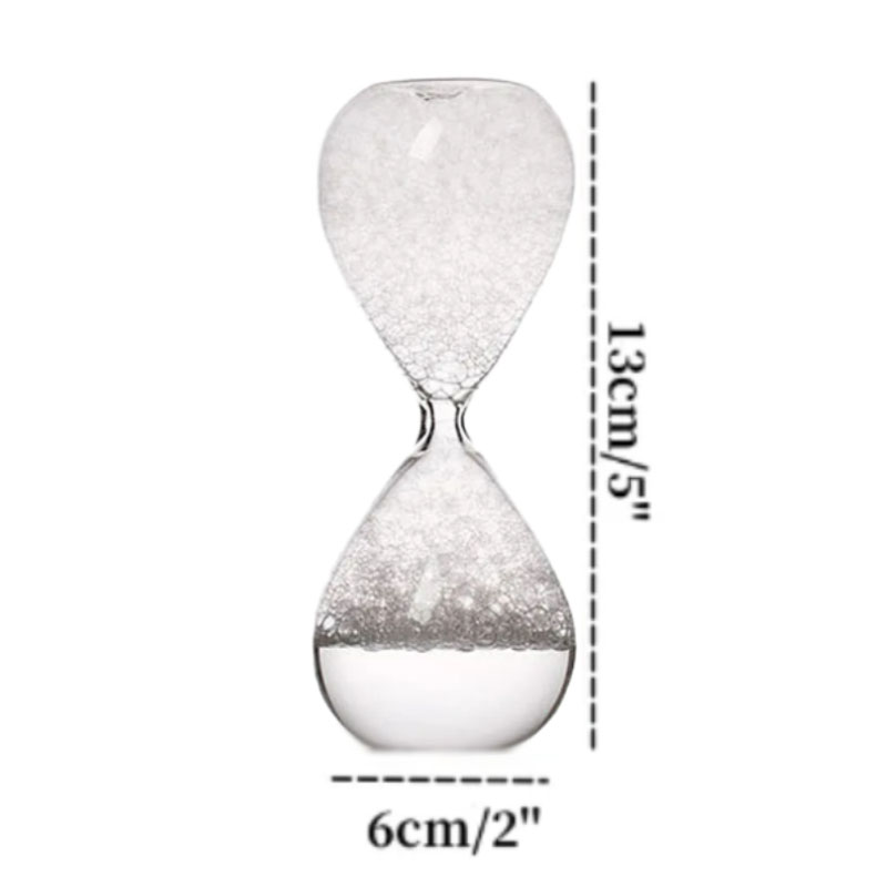 2024 Glass Bubble Sherglass Home Irregular Home Bourse Decorative Crafts Liquid Mol Foot Drift Bottle Funny Sandglass Holiday Gift