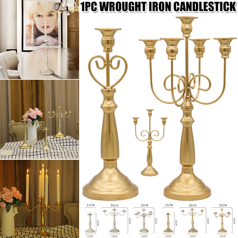 Kaarsenhouder Europees stijl kaarsen stick candelabra bruiloft kandelaar houders huisdecor bruiloft tbcale