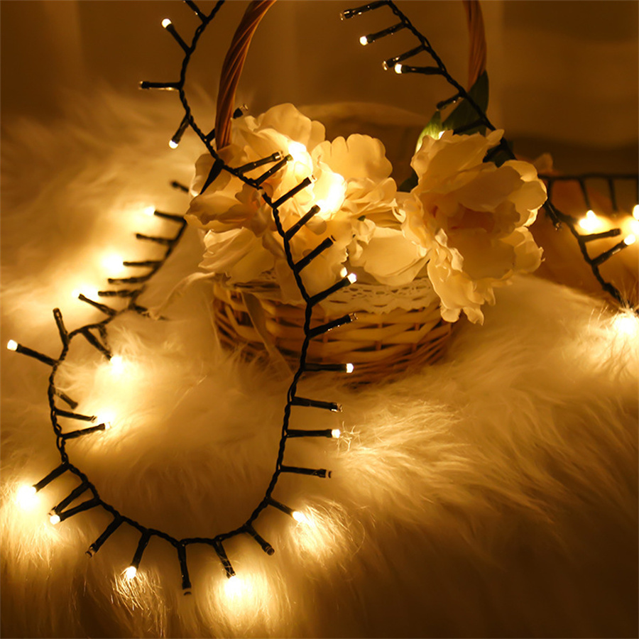 1000/1500 Plug dans le feu d'élite Fairy Light Outdoor Fireworks Lampe Fairy Garland Light for Tree Window Wall Decor