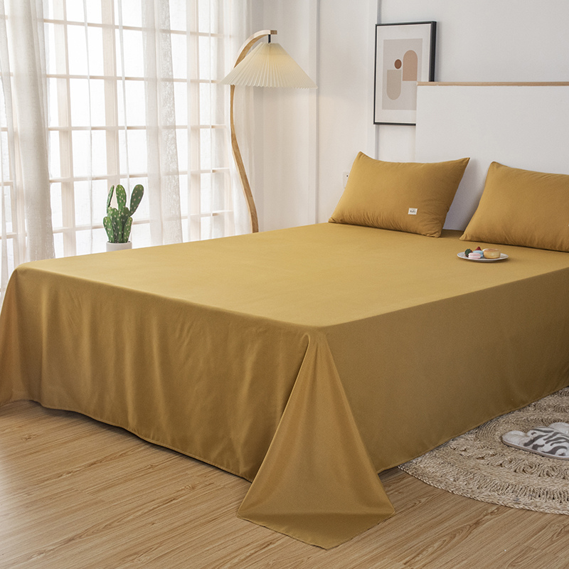 Bayue çift kişilik yatak tabakaları düz renkli tek boyutlu yataklar için tek boyutlu üst sayfa kraliçe kral kralı Sabanas cama 150 yastık kılıfı yok