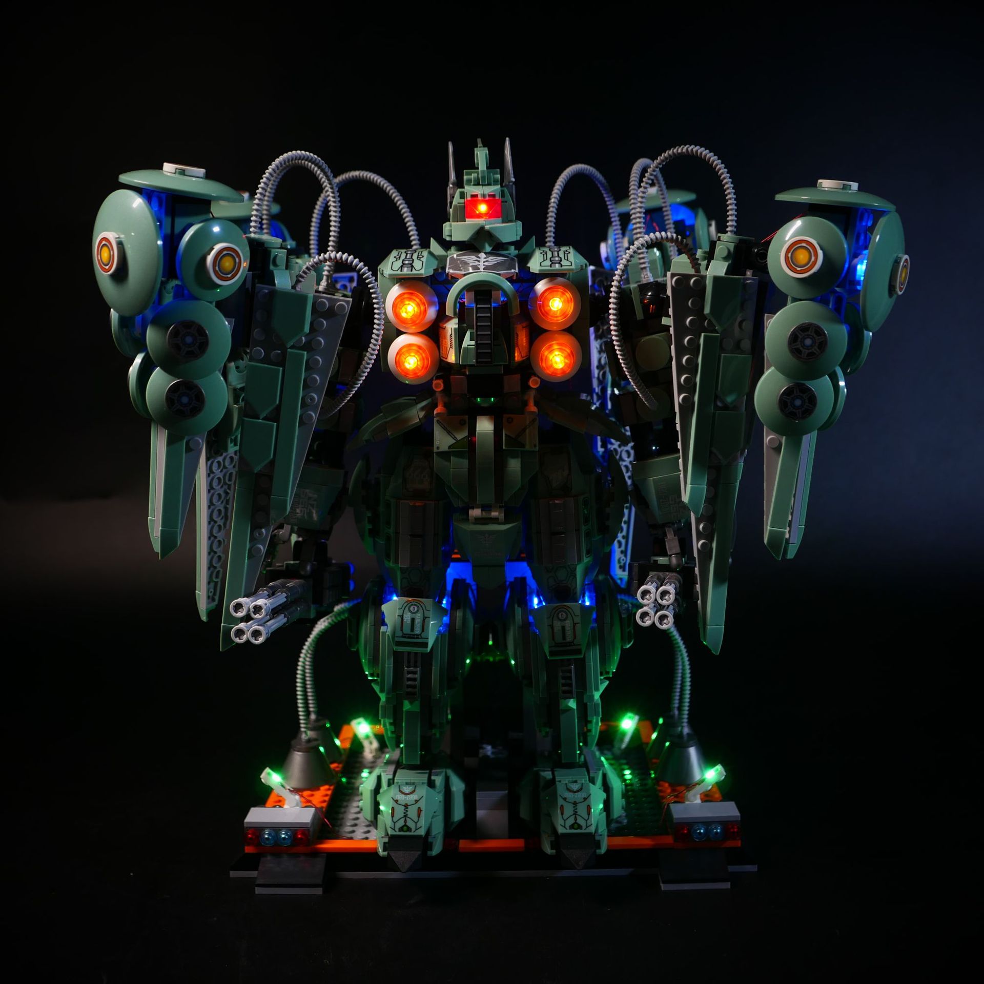 テクニカルSX9027 NZ-666 KSHATRIYAガンダムロボットビルディングブロックレンガのRC LED照明キット（モデルのみのみ）