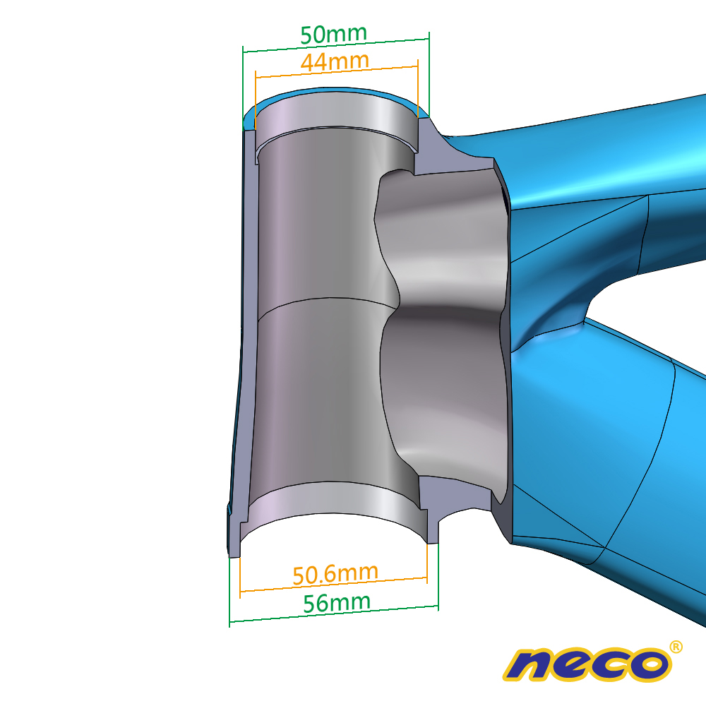 NECO Rower zestaw słuchawkowy dla gigantycznych ATX XTC OD OD2 44 50,6 mm Łożysko górskie Rower SEADST BRIPE Stożone Widelec 28,6 31,8 38,1 33 39,8