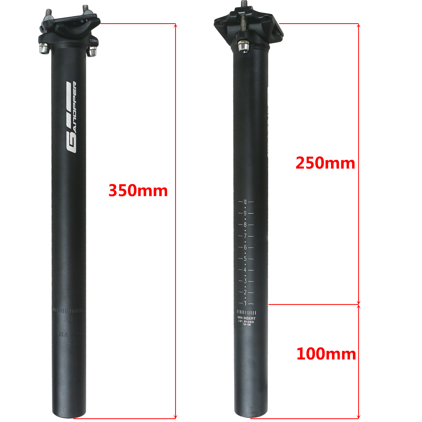 Ultralight Road Bicycle SEATOST 27,2 mm 28,6 mm 30,9 mm 31,6 mm * 400 mm MTB Double Nail Long Gear Selon Bike SEAT POST TUBE TUBE