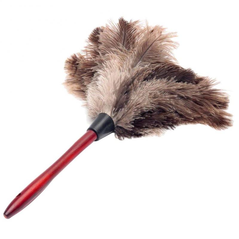 Feather Dusters Ostrich Duster med långt handtag Borstelektrostatisk damm Hushåll Rengöringstillbehör Dammrengöringsverktyg