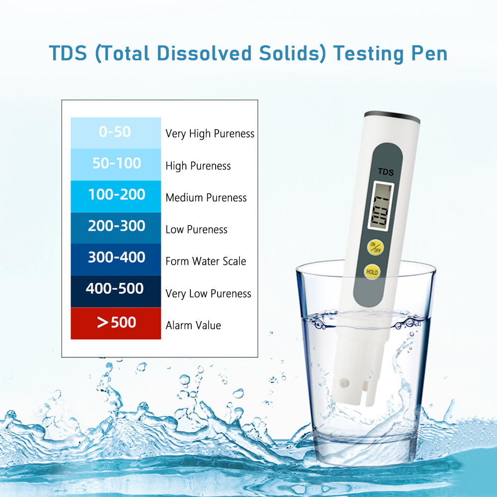 Cyfrowe TDS Miernik Woda Tester Pióro 0-9990ppm Przenośna minijana monitorze Jakości Wody Analizator Akwarium wody pitnej