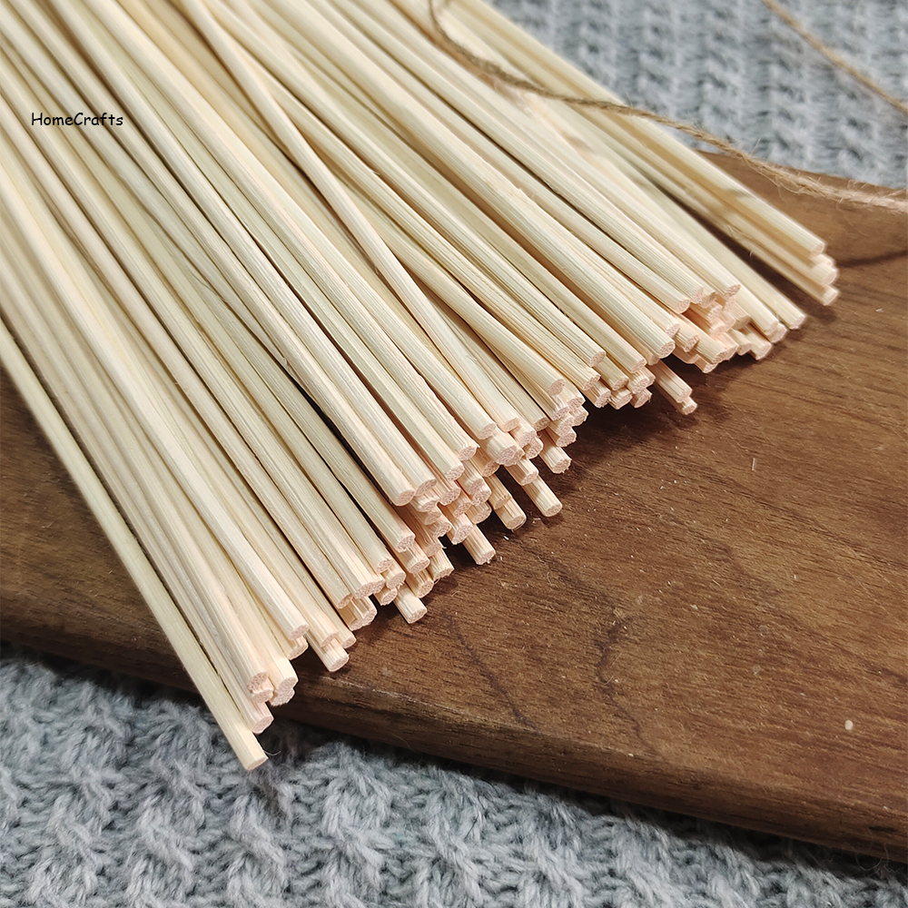 3mmx30 cm Natural Rattan Reed Diffusor Ersatzstöcke DIY Handgefertigte Nachfüll -Rattan -Stöcke Aromatische Stöcke für die Heimdekoration