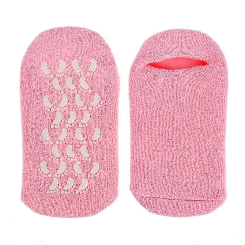 SDOTTER Gants de chaussettes en silicone en gel Spa réutilisable