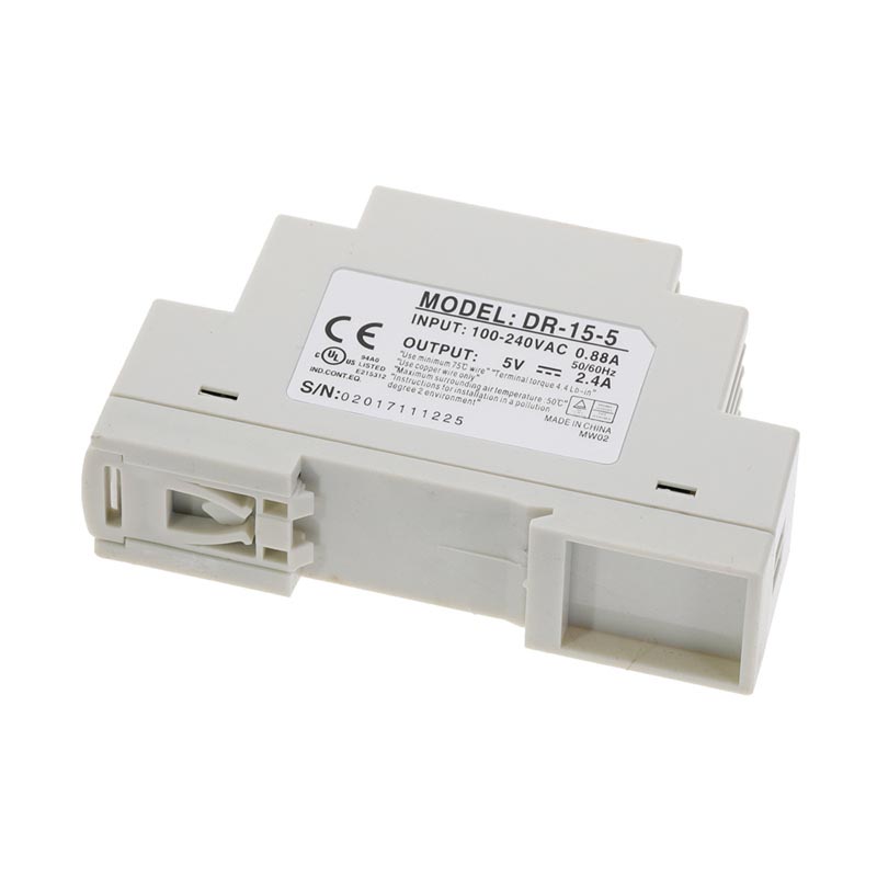 15W 30W 45W 60W 75W 120W Din rail mounted Power supply 12V 24V switching power supply DR-15/30/45/60-12/24