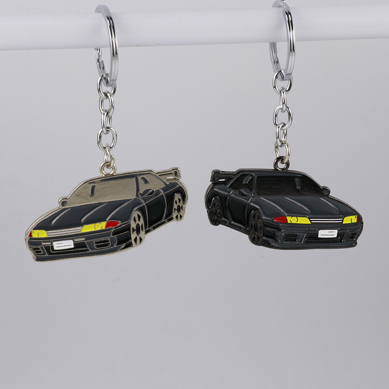 Metal 3D Key Ring Model Keychain JDM Styling Keyring Chains para Nissan GTR Toyota AE86