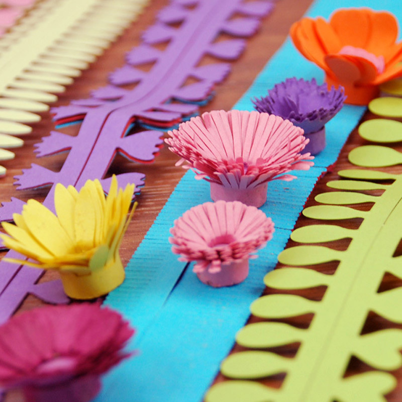 /1 bag Flower Quilling Paper Strips Colorful Origami DIY Paper Hand Craft Stencil Paper Party Backdrop Decor Paper Art