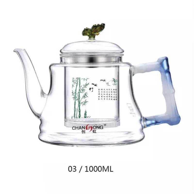 Pote especial de vidro resistente ao calor para chá para ferver, chaleira a vapor, fogão dedicado