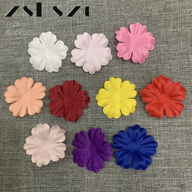 200 petali di fiori artificiali da 24 mm Flower finto petalo matrimonio HomeCor Scrapbook fai -da -te Carola Craft Flower Applique 64#