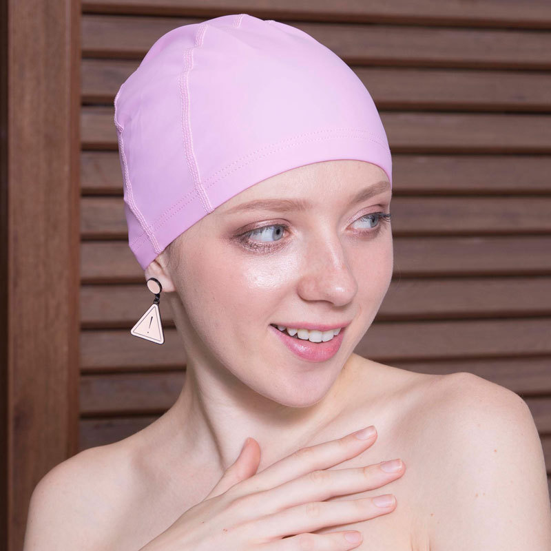 Nuovo anello di nuoto Elastico Elastico impermeabile in tessuto Proteggi orecchie di capelli lunghi sport da nuoto cappello da bagno uomini donne