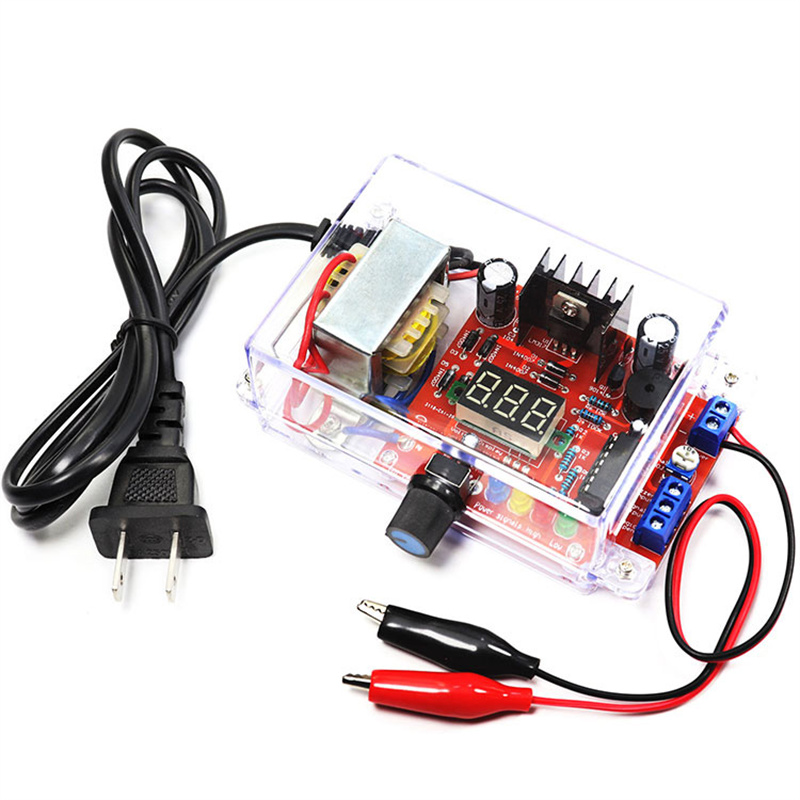 DIY Kit LM317 Adjustable Regulated Voltage 220V to 1.25V-12.5V Step-down Power Supply Module PCB Board Electronic Kits