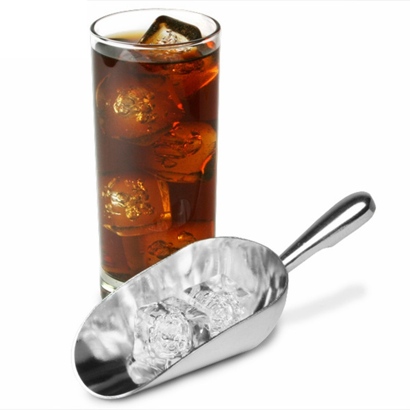 5oz/12oz/24oz Aluminum Bar Ice Scoop Dry Bin Dry Goods Candy Spice Shovel