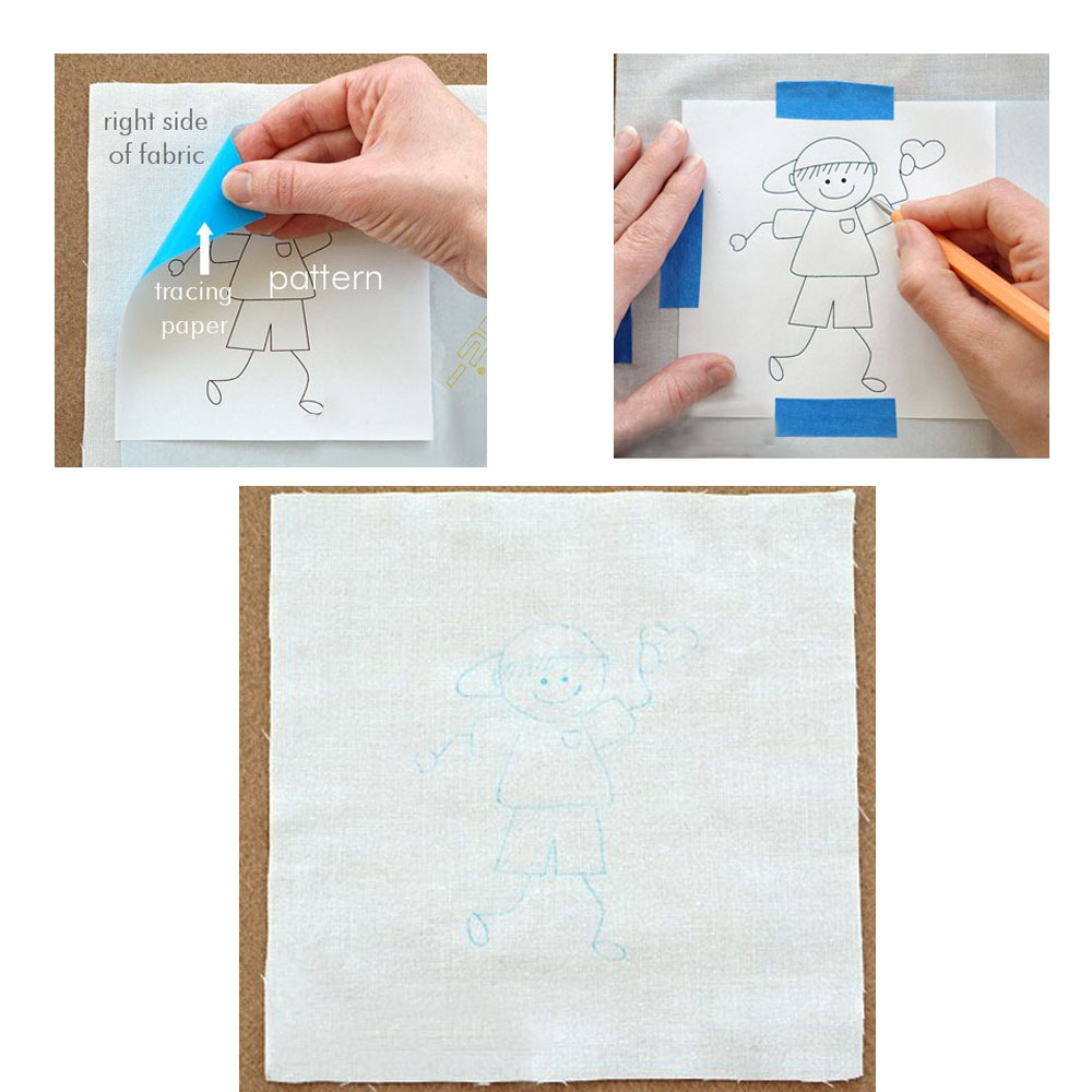Stickmuster Transferpapier mit Präge Stift wasserlösliche Verfolgungspapier Kreuzstich Zeichnung für das Nähen zu Hause