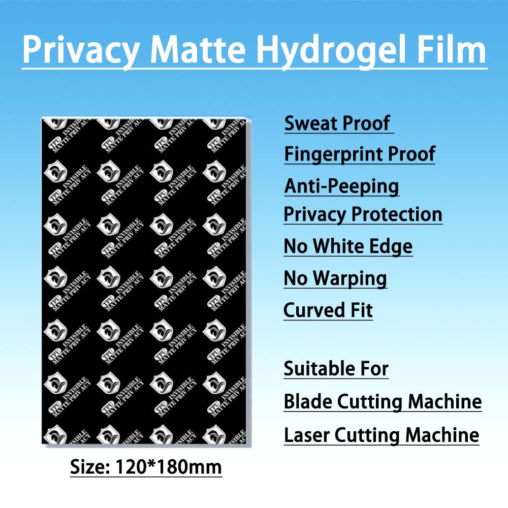 25/50/Mobiltelefone Protektor HD Matte Datenschutzmembran DIY Rückaufkleber für Film Hydrogel Schneidmaschine