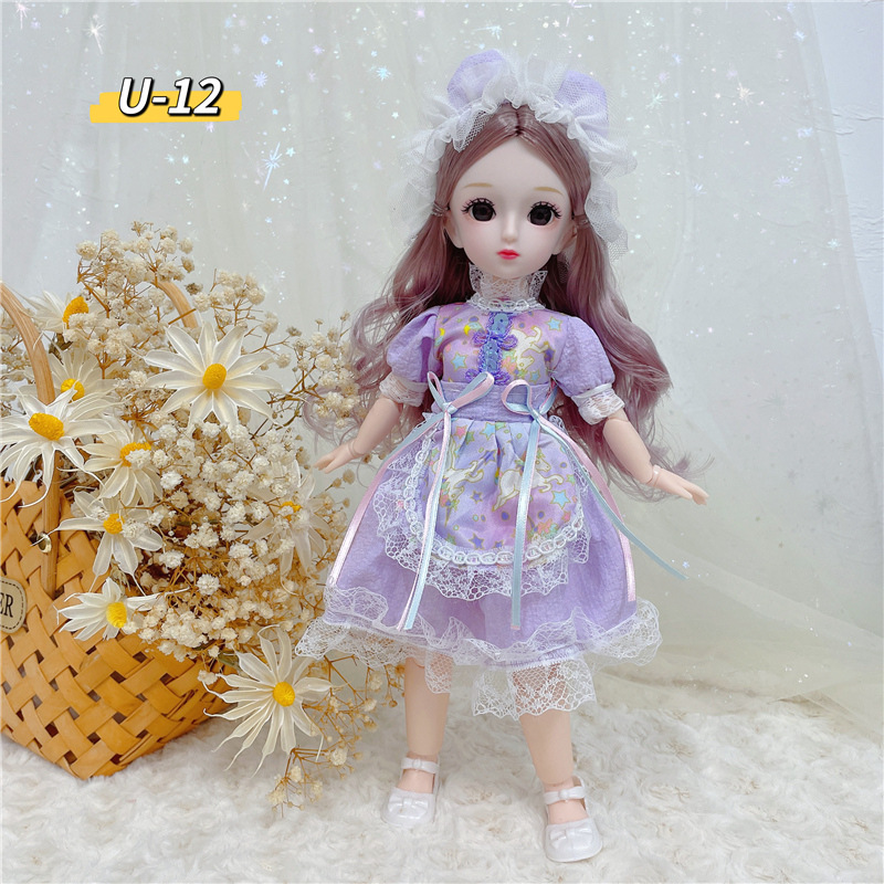 BJD 1/6 Dolls For Girls Dids Toys 6 To 10 Years Rapunzel 30cm Dolls Body And Head With Clothes Soft bjd 6 Points Joint Doll