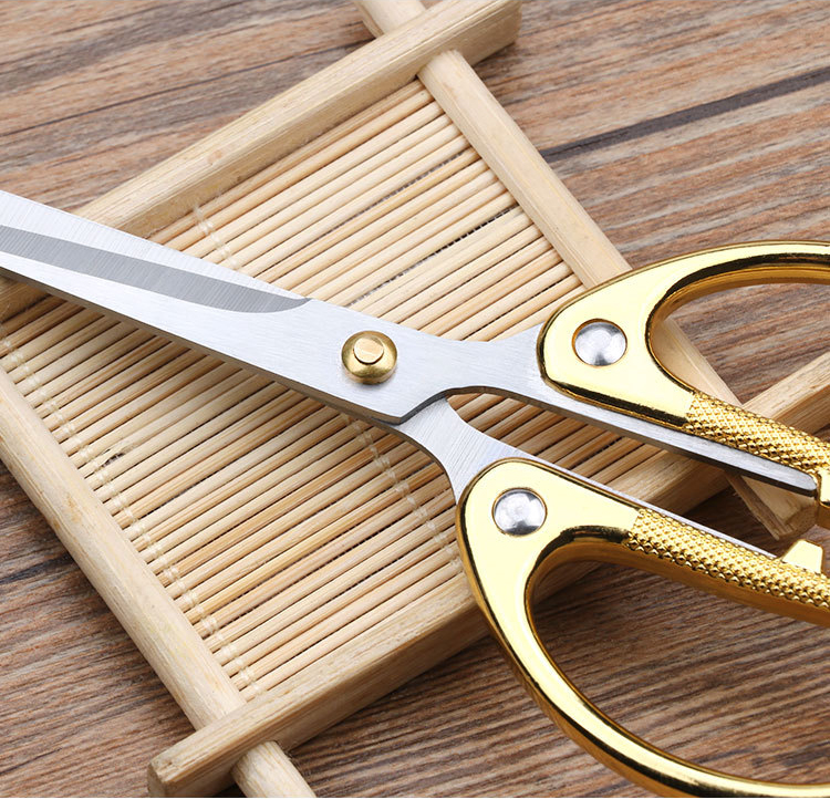 Stainles Steel Professional Sewing Scissors Cuts Straight Fabric Clothing Tailor's Scissors Household Office scissors Tool