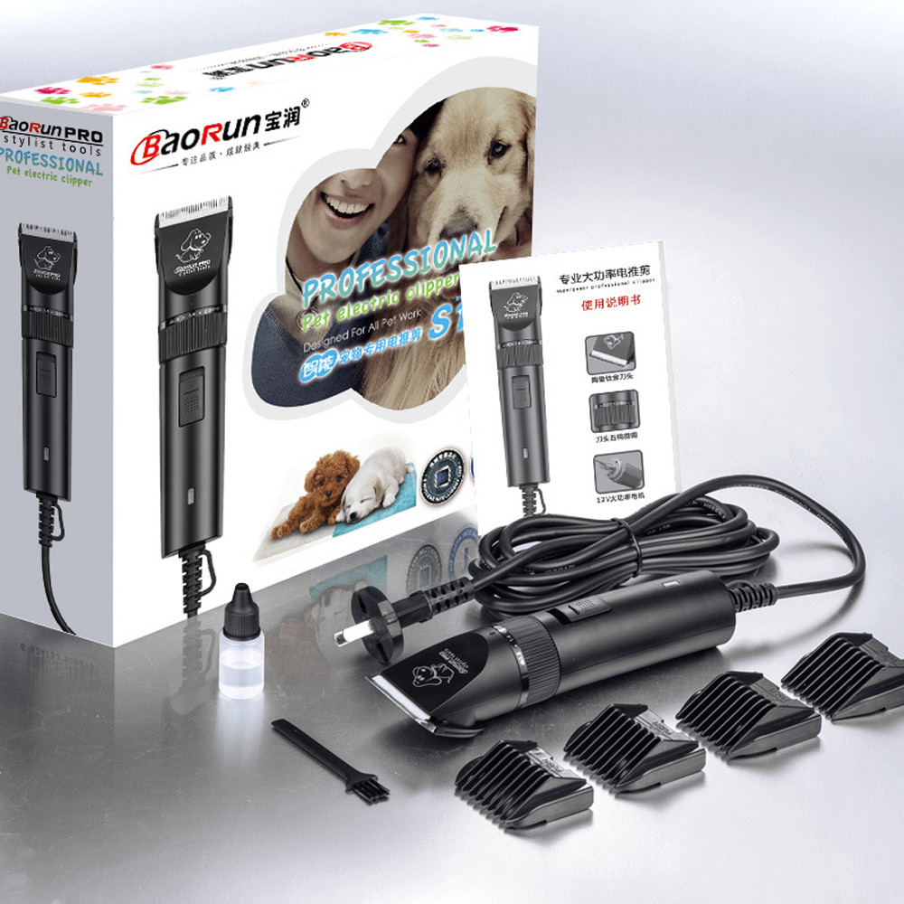High Power 20W Hair de compagnie électrique Clipper chat Cat Toir Triming Grooming Machine Dog Hair Shaver 110-240V pour animal