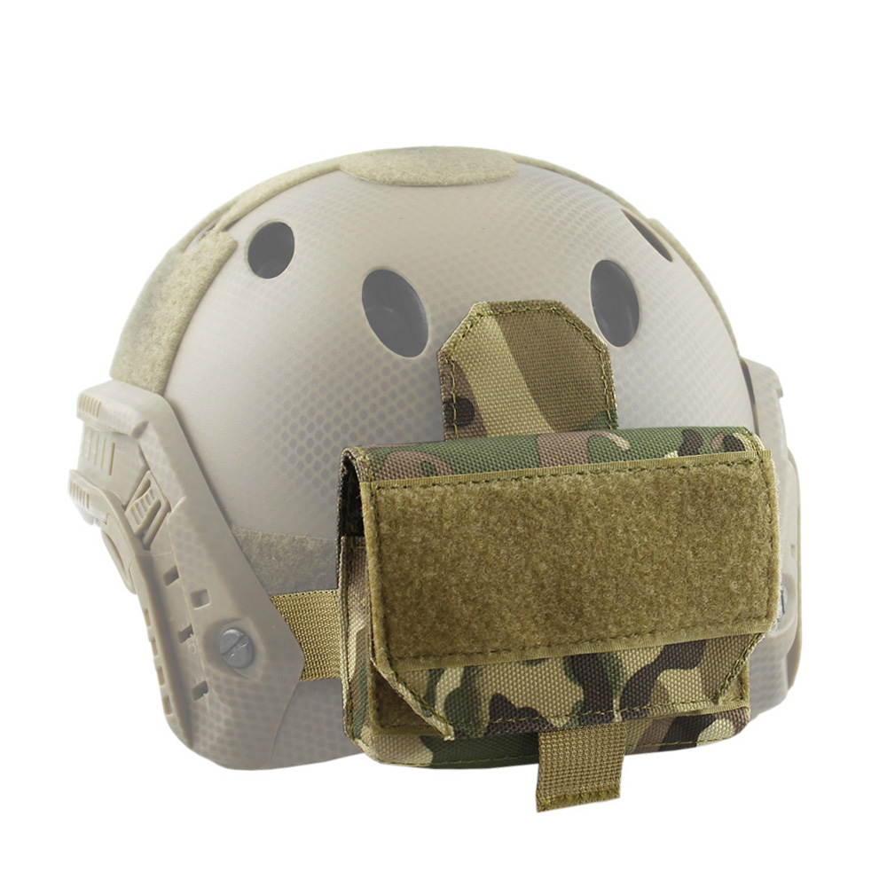 Vulpo Tactical Helm Battery Pouch Snabb hjälm motvikt Pack Airsoft Hjälthjälmtillbehör