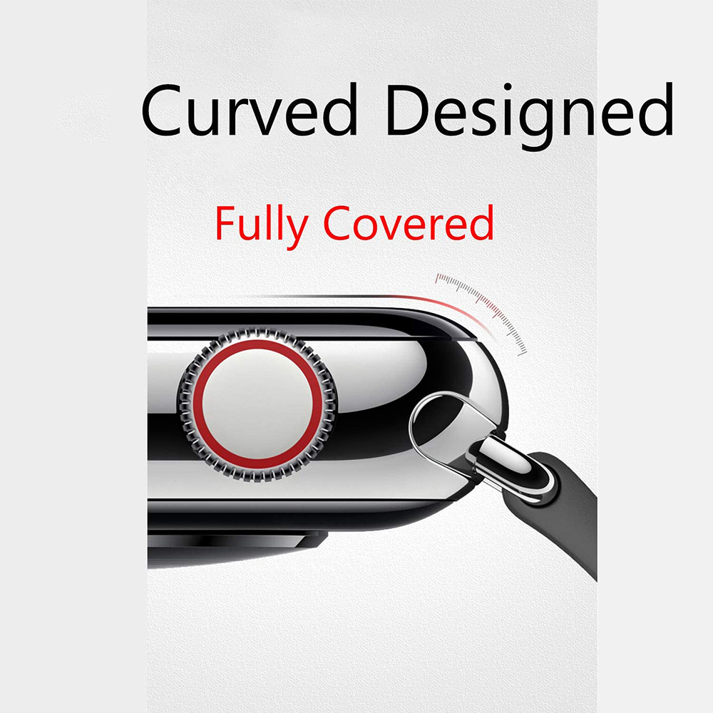 20d Curved Edge Soft Protective Film Cover för Imilab KW66 Bluetooth 5.0 Smart Watch Full Coverage Screen Protector inte glas