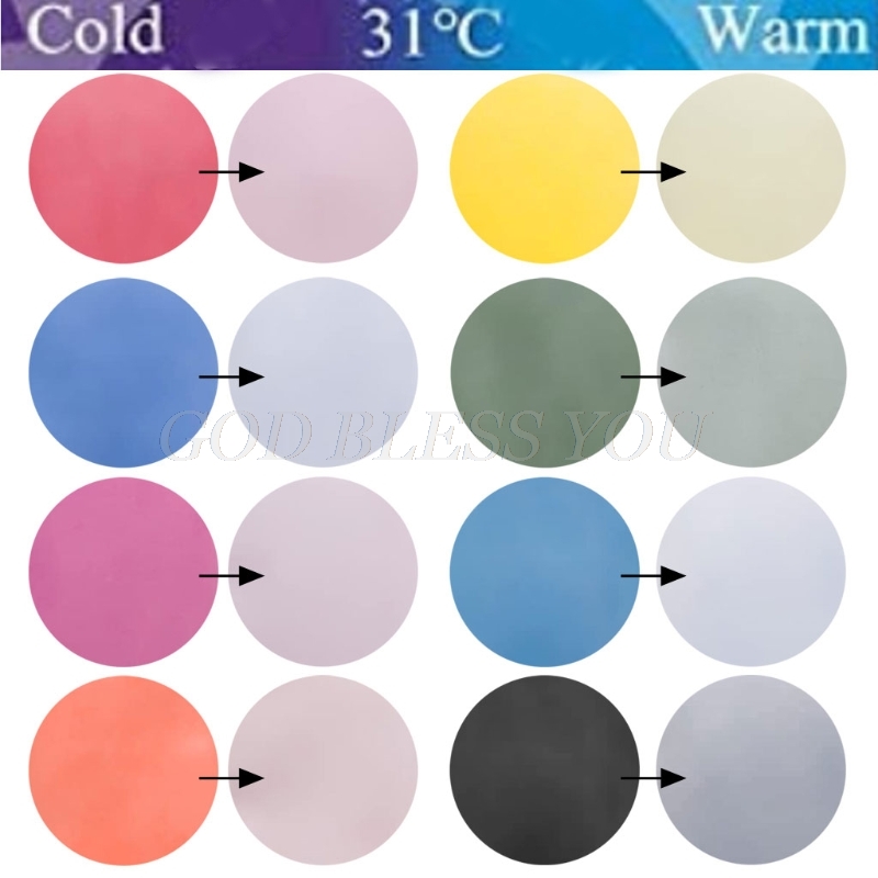 Thermochromic Temperature Activé Piche de poudre de poudre de couleur sensible à la chaleur poudre pour la peinture Résine Epoxy Art Artisanat