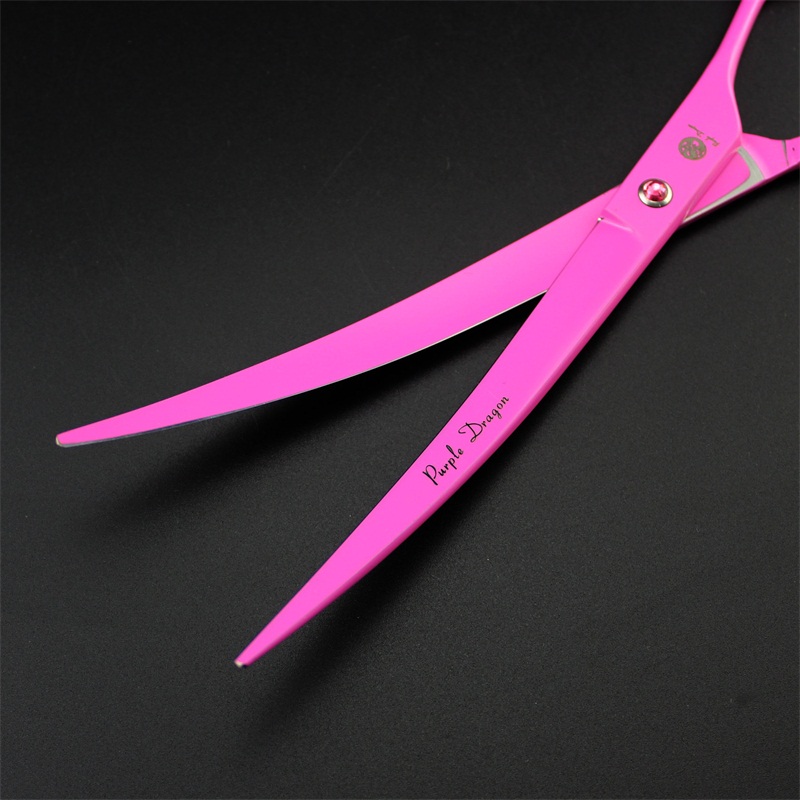 dog grooming scissors pet scissors curved dogs shears with case (15)