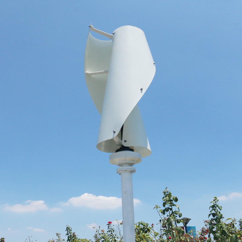 800W 1KW 2KW 5KW 12V 24V 48V 96V Vertikal vindkraft Turbingenerator 1000W 2000W Med Controller Low Noise Windmill For Home