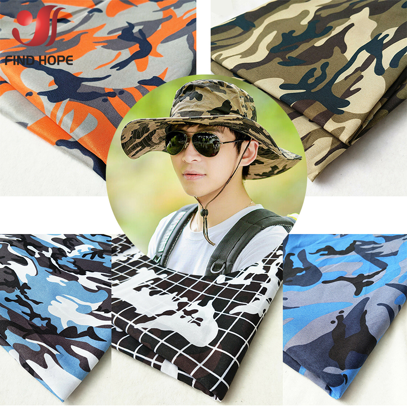 50 cm x 150 cm Camouflage imprimés Camo tissu tissu tissu en polyester pour les sacs de vêtements de vêtements