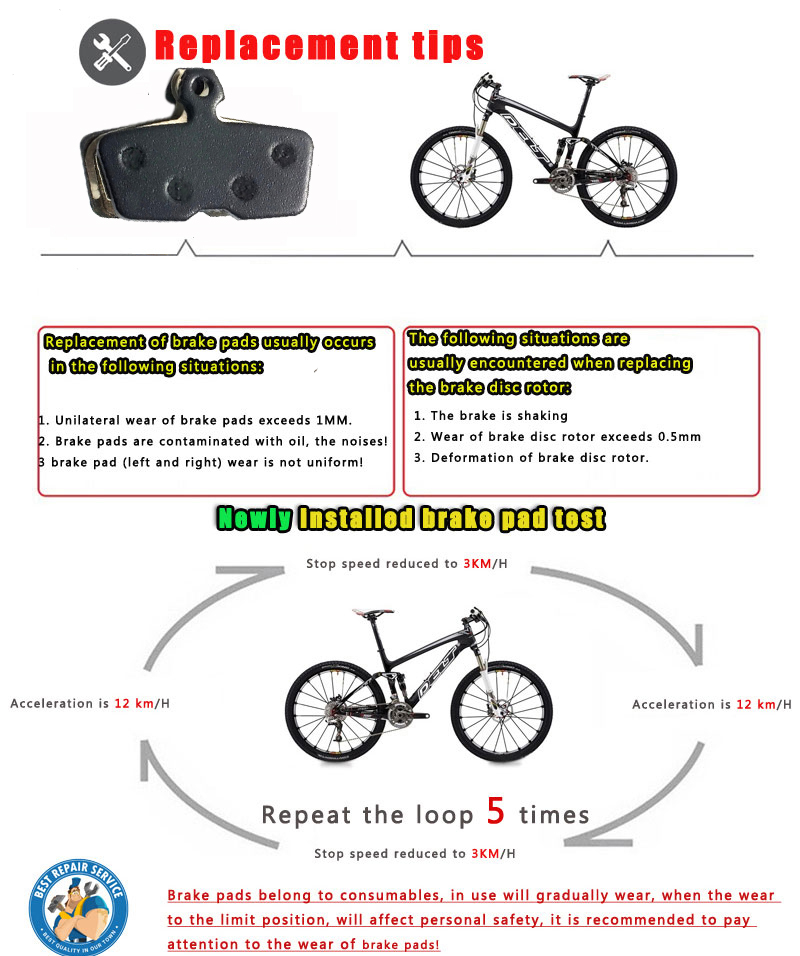 MTB fiets hydraulische schijf semi-metalen remblokken voor B01S sram Avid Hayes Magura Zoom Cycling Part Bike Accessories