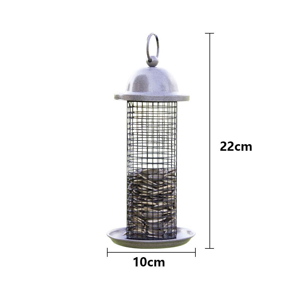 Balcon de mangeur d'oiseaux Balconie Balcon Dispensateur d'oiseaux suspendus Wild Wild Bird Feeder avec bague suspendue pour décoration de jardin en plein air intérieure