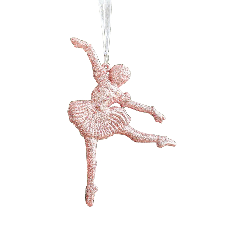 Julhänge Plast Ballet Dancer Shaped Hanging Ornament Pendants For Xmas Tree Home Door Window Decoration