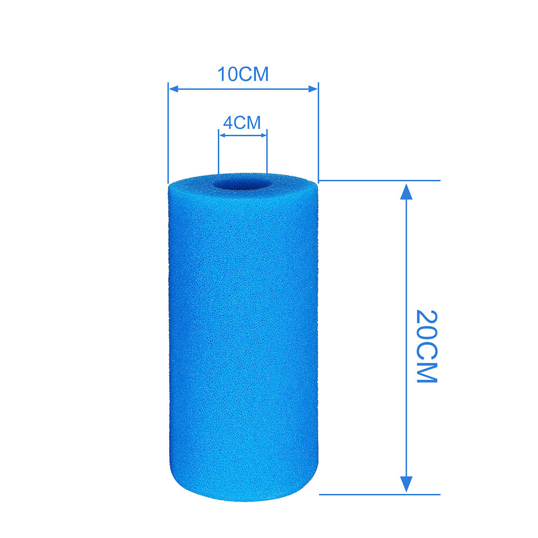 Spugna filtro da 3 pezzi spugna di schiuma di tipo di schiuma Intex-A Filtro riutilizzabile Filtro Piscina Lavabile 20,0*10,0*10,0 cm