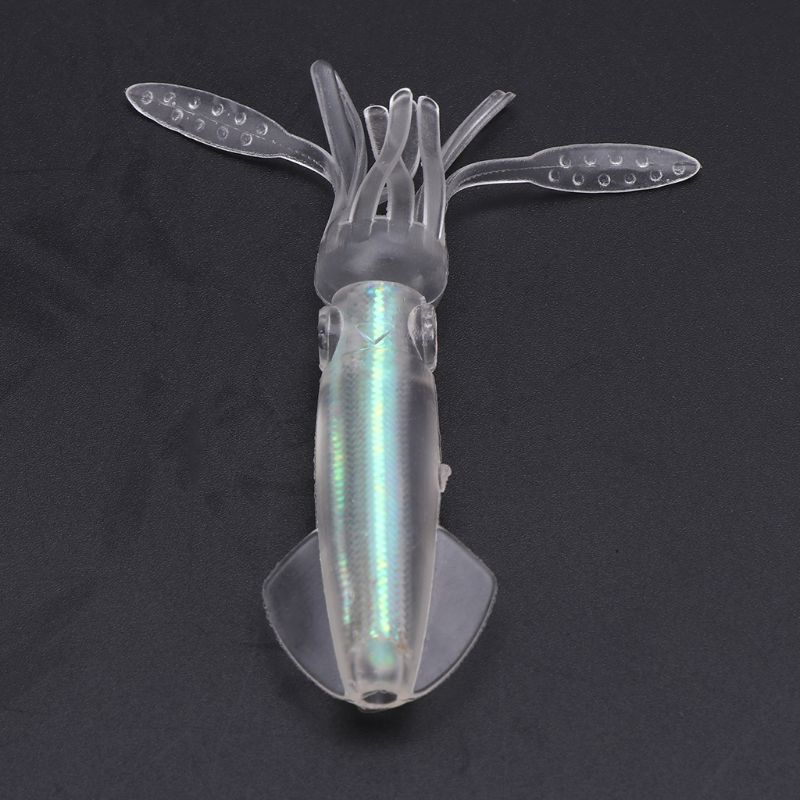 Fishing Bait Silicone Soft Lure Night Luminous Colorful Squid 10cm8g Wobblers Baits Lifelike Artificial Octopus Glow Tackle