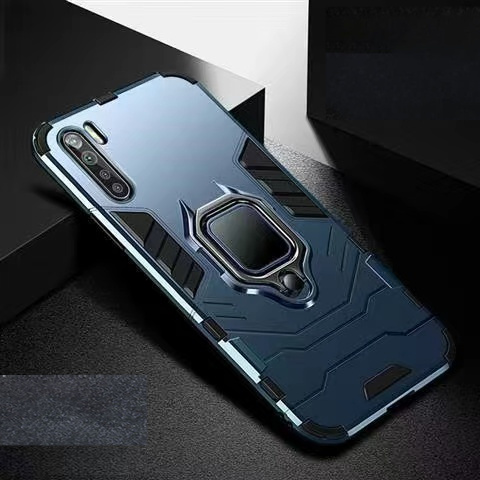 OPPO A91 SUCKSUST PUNMOR FALL FÖR OPPO A91 A31 F15 A5 A9 2020 Ringstativ Telefonskydd för Realme X50 Pro Reno 2Z 2F Hitta x2 Neo